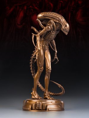 奧格瑞瑪 異形Alien 青銅異形全身像 avp 銅雕 手辦 擺件 玩偶