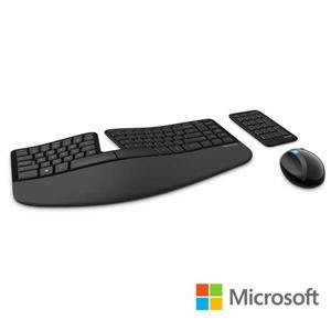 @電子街3C特賣會@全新微軟 Microsoft Sculpt人體工學鍵鼠組 舒適鍵盤滑鼠組 無線滑鼠鍵盤組