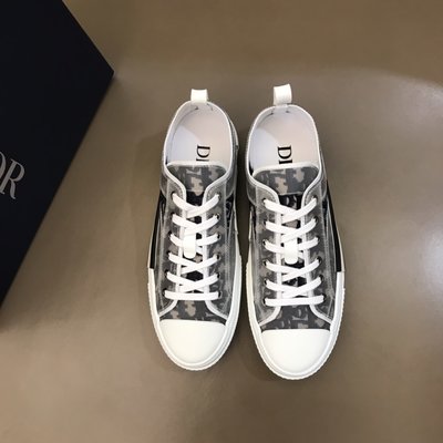 新品  DIOR 迪奧 男女士b23系列低幫休閒鞋  情侶款鞋子 男鞋 女鞋促銷