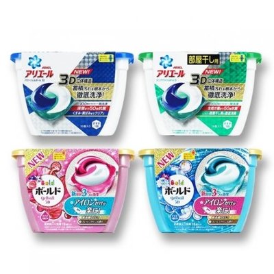日本 P&G 第三代 3D洗衣凝膠球(18顆盒裝)【27877】(momo)