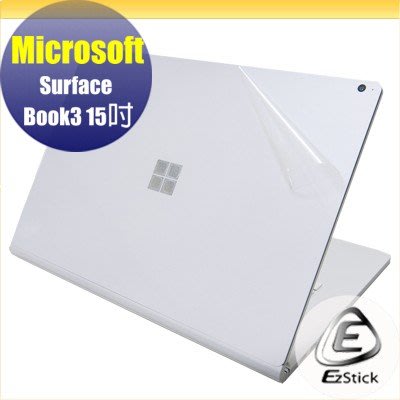 【Ezstick】Microsoft Surface Book 3 15吋 二代透氣機身保護貼 DIY 包膜