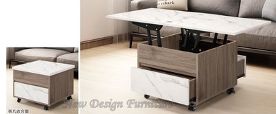 【N D Furniture】台南在地家具-MIT台灣製全木心板油壓升降功能茶几TH