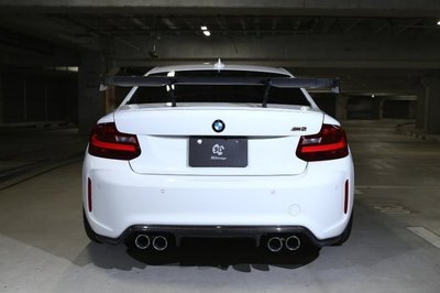✽顯閣商行✽日本 3D design BMW F87 M2 Competition 碳纖維後下巴 後下擾流 Type 1