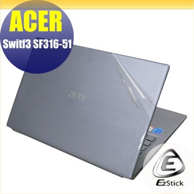 【Ezstick】ACER Swift 3 SF316-51 二代透氣機身保護貼 DIY 包膜