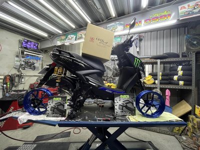 日本 OVER Racing GP-TEN 十爪13吋鍛造框 水冷六代戰 / 水冷BWS 125 改13吋鍛造框