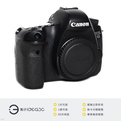 「點子3C」Canon EOS 6D 快門數35693次 公司貨【店保3個月】2020萬像素 內建GPS與Wi-Fi功能 全片幅 單眼相機 DN234