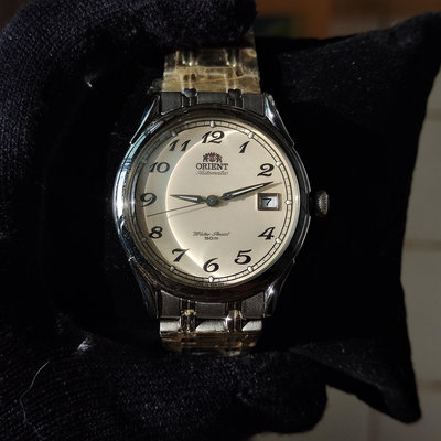 庫存新品 日本 東方 錶 Orient japan 自動上鍊 機械錶 手錶 腕錶 鋼帶 白面 寶磯字 mechanical automatic watch 西裝