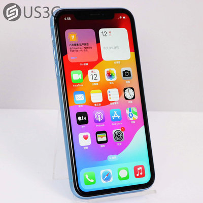 【US3C-小南門店】公司貨 Apple iPhone XR 128G 藍 6.1吋 1200萬畫素 二手手機