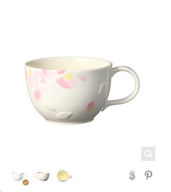 2015 日本 星巴克 starbucks 陶瓷 馬克杯 白色櫻花款