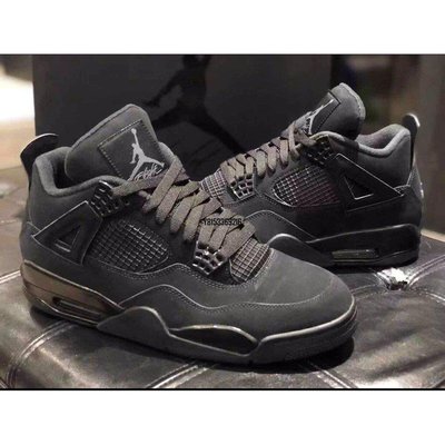 【正品】Air Jordan 4 全黑 黑武士 男 女 籃球 休閒 運動 Nike CU1110-010潮鞋