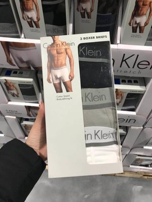 新店促銷TCO直郵 Calvin Klein 內褲男士純棉平角透氣男全棉男士內褲促銷活動