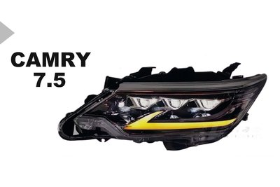 》傑暘國際車身部品《全新 CAMRY 7.5 代 2015- NX款 全LED 呼吸動態 跑馬方向燈 魚眼 大燈 頭燈