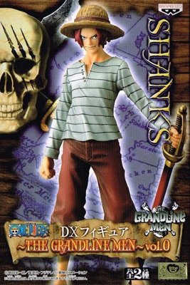 日本正版 景品 海賊王 航海王 DXF THE GRANDLINE MEN vol.0 紅髮 傑克 公仔 日本代購