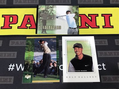 老卡撿寶系列- 2001 Tiger Woods 老虎伍茲  三張新人RC卡一起賣