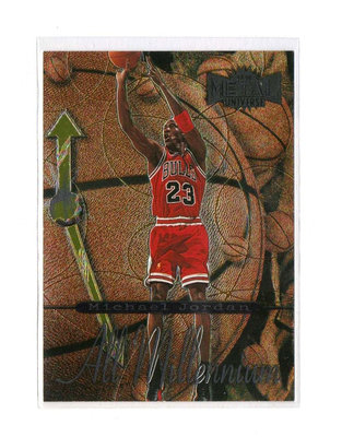 NBA 1998 Metal Universe All-Millenium Michael Jordan 喬丹 空中飛人 MJ 黑耶穌 籃球之神 公牛#5 特卡