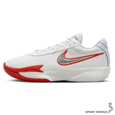 【現貨】Nike 男鞋 籃球鞋 AIR ZOOM G.T. CUT ACADEMY EP 白紅銀【運動世界】FB2598-101