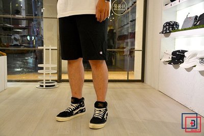 【Brand T】SALE 美線 CHAMPION COTTON SHORTS 85653 黑色*素面*小LOGO*棉褲