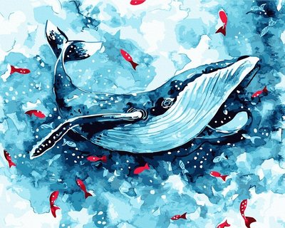 ArtLife藝術生活 DIY 彩繪 數字油畫 裝飾畫【DT126】藍色漫遊 40*50cm