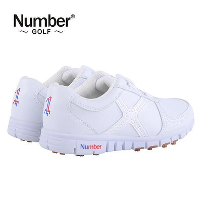 鞋子熱賣number 高爾夫兒童鞋 輕量高爾夫鞋 GOLF球鞋 青少年運動鞋子