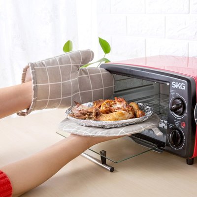 品如衣櫃 置物架 调料盒 居家家 加厚微波爐隔熱手套 廚房烤箱烘焙專用烘培耐高溫防燙手套