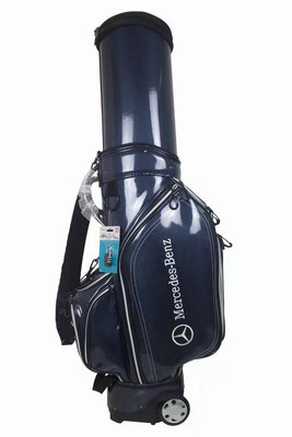 現貨：奔馳Benz高爾夫包男女球袋球桿包拖輪硬殼高爾夫球包航空托運