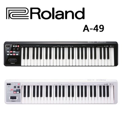 Roland A-49 49鍵 MIDI Keyboard Controller主控鍵盤(黑/白兩色)