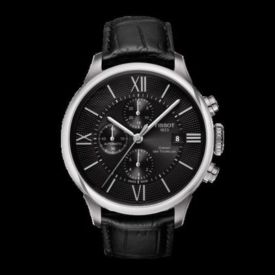 Tissot 天梭杜魯爾鏤空系列皮帶機械男腕錶 T0994271605800