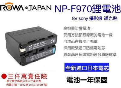 免運 數配樂 樂華 FOR Sony NP-F950 960 970 相機電池 鋰電池 防爆 原廠充電器可充 保固一年
