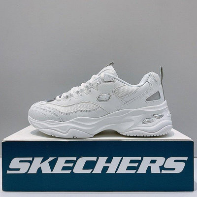 SKECHERS D'LITES 4.0 女生 白色 舒適 記憶鞋墊 老爹鞋 運動 休閒鞋 149492WGY