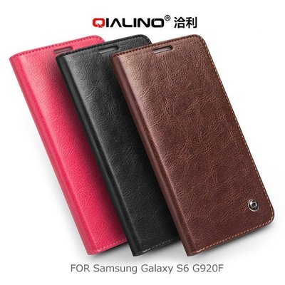 --庫米--QIALINO 洽利 Samsung Galaxy S6 G920F 經典系列皮套 保護套