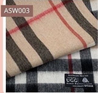 澳洲 Auswool Pro UGG 100% 經典格紋圍巾