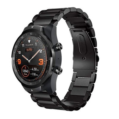 【手錶錶帶】適用ticwatch pro E2\/S2金屬不銹鋼手錶帶GTX C2米蘭回環替換腕帶