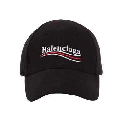 【二手正品】Balenciaga 巴黎世家 Logo 棒球帽 可樂帽 黑色 有現貨