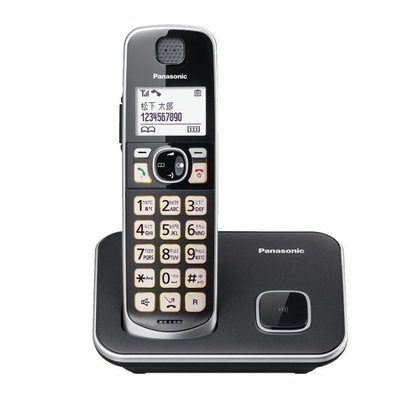 【NICE-達人】【含稅價】國際牌Panasonic KX-TGE610 TW 中文DECT數位無線電話機_黑色款