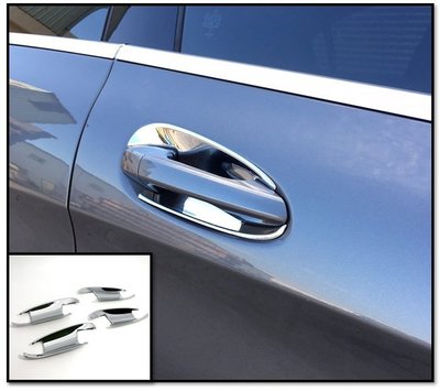 圓夢工廠 Benz CLA C117 X117 2013~18 CLA250 CLA45 鍍鉻銀 車門防刮把手門碗內襯