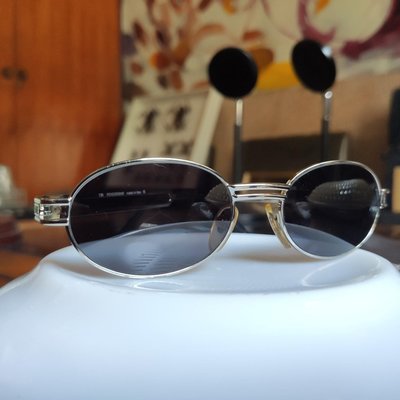 Italy FENDISSIME by Fendi 義大利製 橢圓墨鏡 太陽眼鏡  鏡框 oval round sunglasses