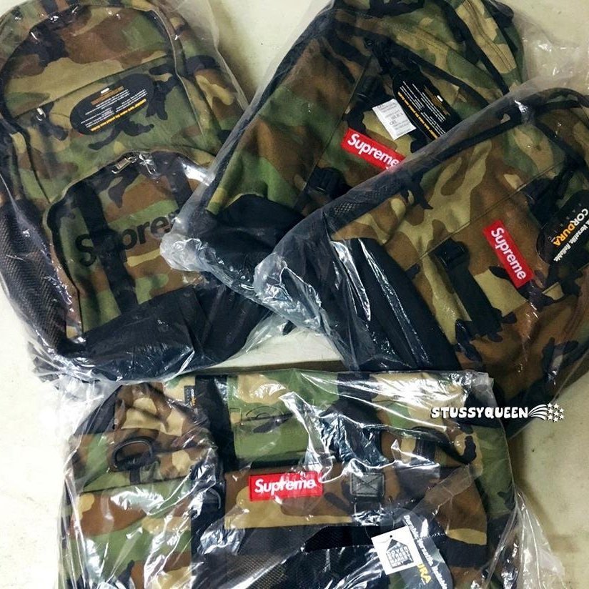 超搶手】全新正品2015 SS Supreme Backpack 38th 38代後背包字體logo