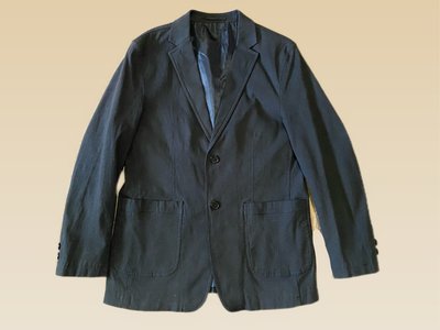 現金價$1500全新 專櫃品牌CUMAR男裝 秋冬款 單排扣 長袖西裝外套Ｌ兩顆鈕扣 有內裡