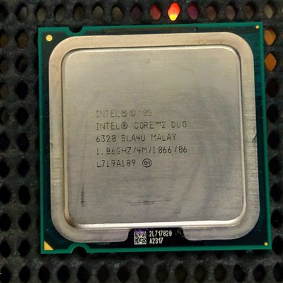 LGA775 Intel core2 duo E6320 CPU AMD nvidia Pentium i3 i5 i7 atom 文書 追劇 雙核心 節能
