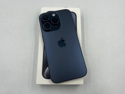 §上進心集團§極新機 iPhone 15 Pro 256G 鈦金屬6.1吋 藍色 保固2025/1 盒裝38