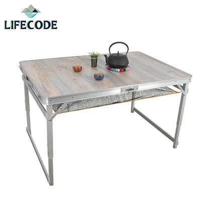 折疊桌/野餐桌120x80cm-送桌下網(三段高度 13310183