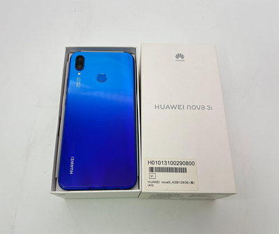 【一番3C】HUAWEI 華為 nova 3i 八核心雙卡雙待 4G/128G 原廠盒裝 6.3吋 藍楹紫 超值二手良機