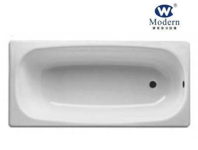 【阿貴不貴屋】 摩登衛浴 M-50 搪瓷浴缸 琺瑯浴缸 鋼板琺瑯浴缸 150*70*38cm