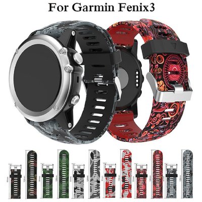 適用於 Garmin Fenix 3 錶帶運動矽膠錶帶的 26 毫米錶帶 Fenix 5x