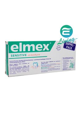 【易油網】【缺貨】elmex 2條 sensitive 美白抗敏感成人牙膏 2x 75ml #59287