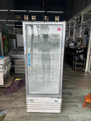吉田二手傢俱❤單門玻璃冰箱營業用冰箱冷藏展示冰箱冷藏展示櫃直立冰箱