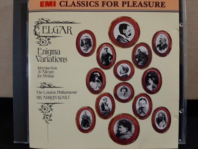 Boult,Elgar-Enigma Variations,鮑爾特，艾爾嘉-謎語變奏曲，如新。