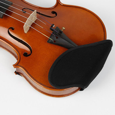 【老羊樂器店】開發票 小提琴腮托墊 3/4 4/4 小提琴 小提琴配件 純棉絨布 黑色 可水洗