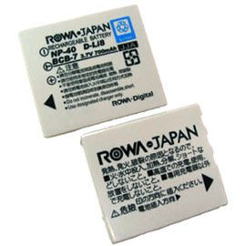 《ROWA‧JAPAN》FUJIFILM數位相機專用充電式鋰電池NP-40 (PENTAX 副廠鋰電池D-LI8)