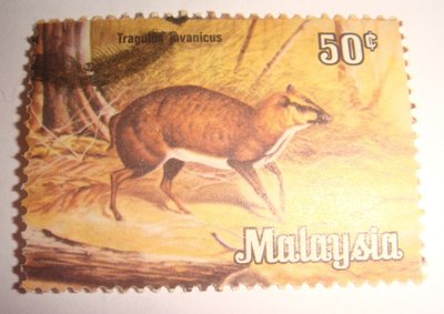 馬來西亞(舊票) 馬來亞飛狐猴 50￠ 1979年